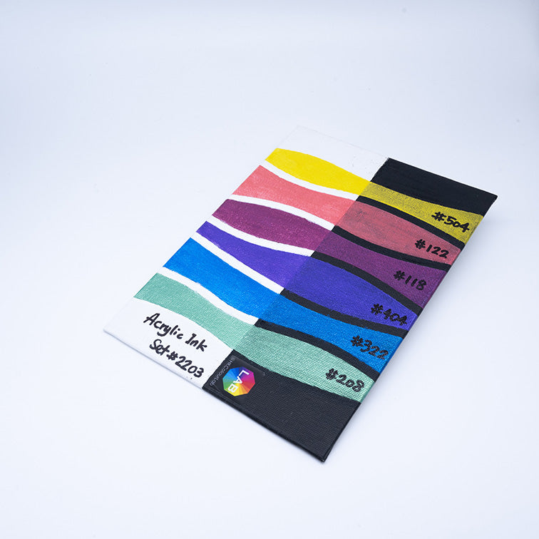 Artist Watercolour Set - Vibrant Series, 6 colours in crystal case 藝術級水彩套裝 - 繽紛系列, 6色, 水晶盒 (#2203 Series)