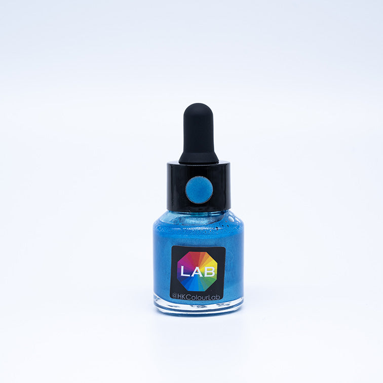 Acrylic Ink 丙烯墨水 - Sky Blue Silver, 15ml (#2204 Series)