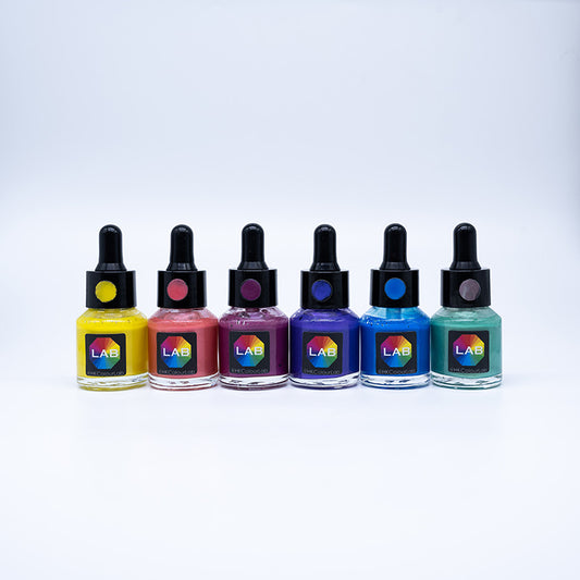 Acrylic Ink Set - Vibrant Series  6 colours x 15ml 丙烯墨水套裝 - 繽紛系列, 6色 x 15ml (#2203 Series)