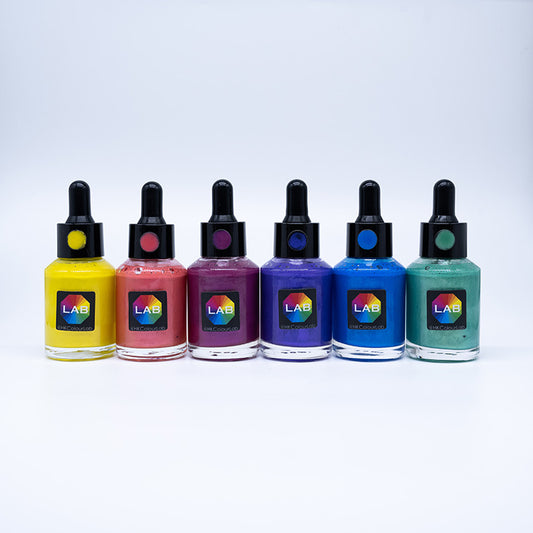 Acrylic Ink Set - Vibrant Series  6 colours x 30ml 丙烯墨水套裝 - 繽紛系列, 6色 x 30ml (#2203 Series)