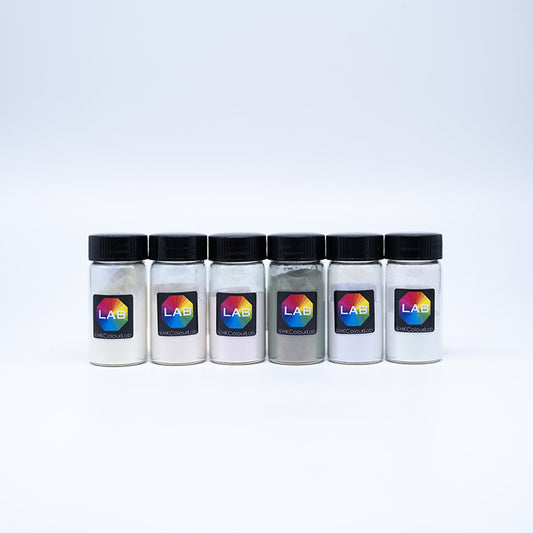 Artist Pigment Set - Iridescent Series, 6 colours x 6 g 藝術級色粉套裝 - 幻彩系列, 6色 x 6 g (#2202 Series)