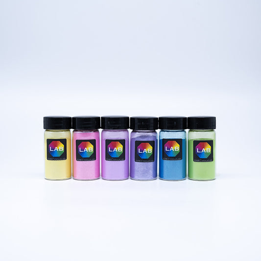 Artist Pigment Set - Pastel Series, 6 colours x 6 g 藝術級色粉套裝 - 粉彩系列, 6色 x 6 g (#2204 Series)